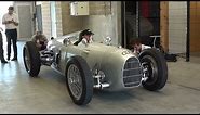 Auto Union Grand Prix racing car Type C, 1936 V16 Start up and Revs