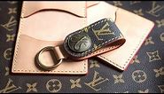 Making a DIY Louis Vuitton Keychain