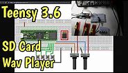 Teensy Audio Part 1: How to Use the GUI Design Tool - Play wav Files from SD Card