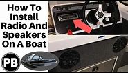 How to Install a Stereo and Speakers on your Boat! | Bluetooth Kenwood