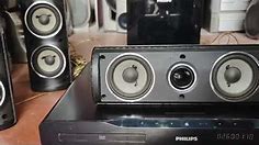 Philips home theatre system model hts5530 wt 1000 full working remote price 7000