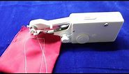 How to use Handheld Sewing Machine/ Portable and Cordless Handy Stitch/ Handheld Sewing Machine demo