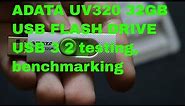 ADATA UV320 32GB USB FLASH DRIVE USB 3 2 testing, benchmarking Is it the fastest usb drive?