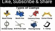 Types of Clamps, Different types of clamps, Clamp, Clamps, Image of clamps, Photo of clamps