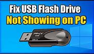 How to FIX USB DRIVE not showing up Windows 10 (Easy Method)