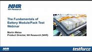 Learn the Fundamentals of Battery Module and Pack Test