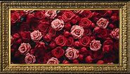 Framed TV Artwork - Valentine Roses