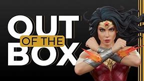 Wonder Woman Saving The Day Statue Unboxing | Out of the Box