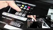 How to install ink cartridges on the Dell v525w and Dell v725w AIO Wireless Inkjet printers