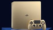 PlayStation - The limited edition gold PlayStation 4 has...