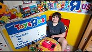 Boy With Autism Creates Toys R Us at Home With Signs From Closed Store