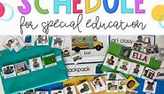 Visual Schedule For Special Education And Autism