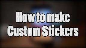 How to Make Custom Stickers in Snapchat!
