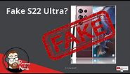 I bought a fake s22 Ultra