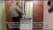 LG Refrigerator - How to Remove Your Doors (4 Door-French Door)
