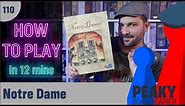 How to play Notre Dame board game - Full teach - Peaky Boardgamer