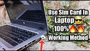 How To Install SIM Card In Laptop
