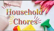 Household Chores (American English vocabulary)