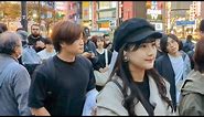 [4K] 🦋🍁Shibuya Hachiko Square Crowded View. Tokyo Japan 🌈🌸
