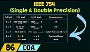 IEEE 754 - Single and Double Precision