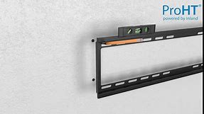 INLAND 37-70 inch TV Wall Mount (5336-A) Tilt with 8 Degree for TV Flat Panel/LED/LCD, Max Load 77 lbs for Samsung, Sony, Panasonic, LG, Toshiba, etc. TV. Power by ProHT Black, 4.72 x 1.97 x 27.36