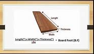 How To Calculate Board Feet