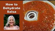 How to Dehydrate Picante Sauce for Long Term Food Storage | Dehydrate Salsa in a Food Dehydrator
