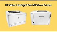 HP Color Laserjet Pro M452nw Printer Demo