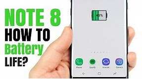 How To Get AMAZING BATTERY on Galaxy Note 8?