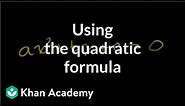 Example: Quadratics in standard form | Quadratic equations | Algebra I | Khan Academy