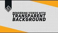How To Render Videos With A Transparent Background - Sony Vegas Tutorial