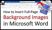 How to Insert Full Page Background Images in Microsoft Word (PC & Mac)