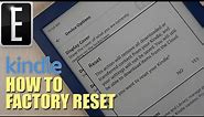 How To Factory Reset Your Kindle Basic 2022