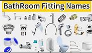 Bathroom Fittings Names and Uses | CP Fitting Names and use | Hamza Yt