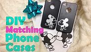 DIY Matching/Couple Phone Cases | Cheap Gift Idea