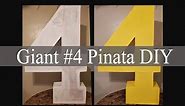 Pinata - 4 Pinata - How to make a pinata - #4 - #4 Pinata - Pinata DIY - Piñata DIY