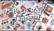 How to Make Die Cut Stickers ✨(By hand OR with Cricut!)