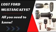 Ford Mustang Key Replacement - How to Get a New Key. (Tips to Save Money, Costs, Keys & More.)