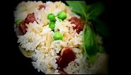Stir Fry Rice & Chinese Sausage (Chinese Style Cooking Recipe)
