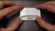 iPhone 3G/3GS dock Unboxing and Review