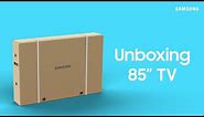 How to unbox your 2020 Samsung 82” - 85” TV | Samsung US