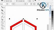 HH | H+H | H H | Double H Letter logo design coreldraw x7 tutorial #shorts
