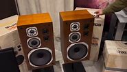 Yamaha NS670 Speakers and Yamaha YP800 direct drive turntable with Original Boxes
