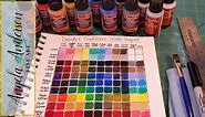 Creating a Color Mixing Guide Chart | Acrylic Painting Tutorial for Beginners | Learn to Mix Paint