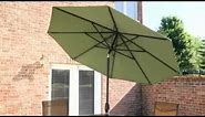 Treasure Garden 9 ft. Deluxe Auto Tilt Patio Umbrella - Product Review Video