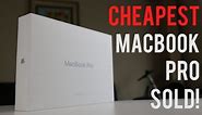 Unboxing the CHEAPEST MacBook Pro EVER! - refurbished 2016