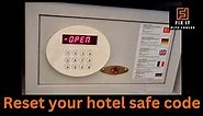 Reset Your Hotel Safe Code In 60 Seconds!