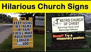 Hilarious Church Signs That'll Keep You Sinfully Laughing For Hours || Funny Daily