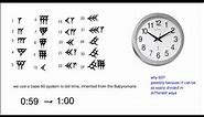 ancient babylonian numbers