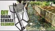 How To Make Automated Drain Sewage Cleaner Project DIY Mechanical Project